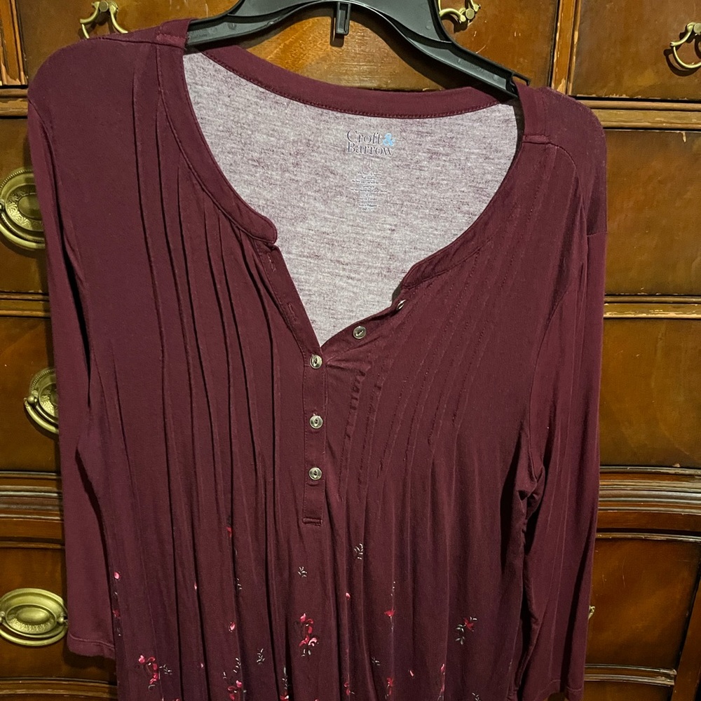 Long sleeve blouse
